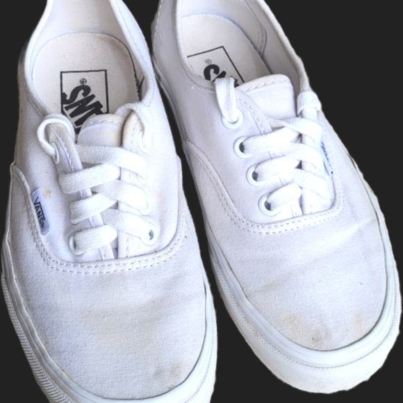 Vans Authentic Classic Low-Top Sneakers - White - Men's 3.5, Women's 5 - Picture 4 of 10